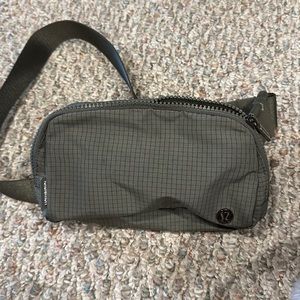 Green lululemon belt bag